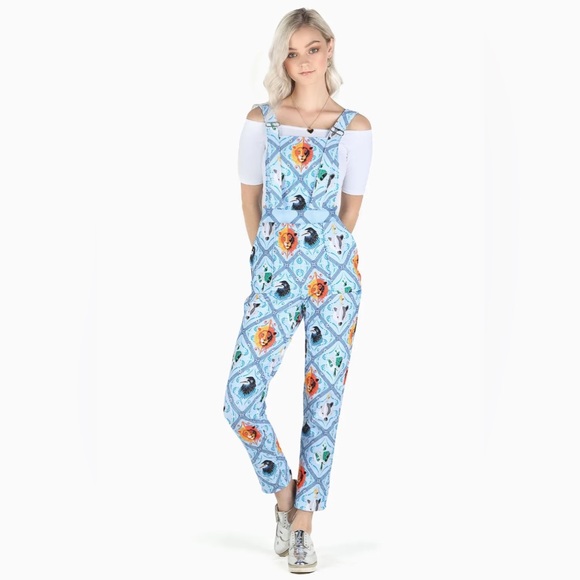 Blackmilk Harry Potter Hogwarts Mascot House Overalls - Picture 2 of 11